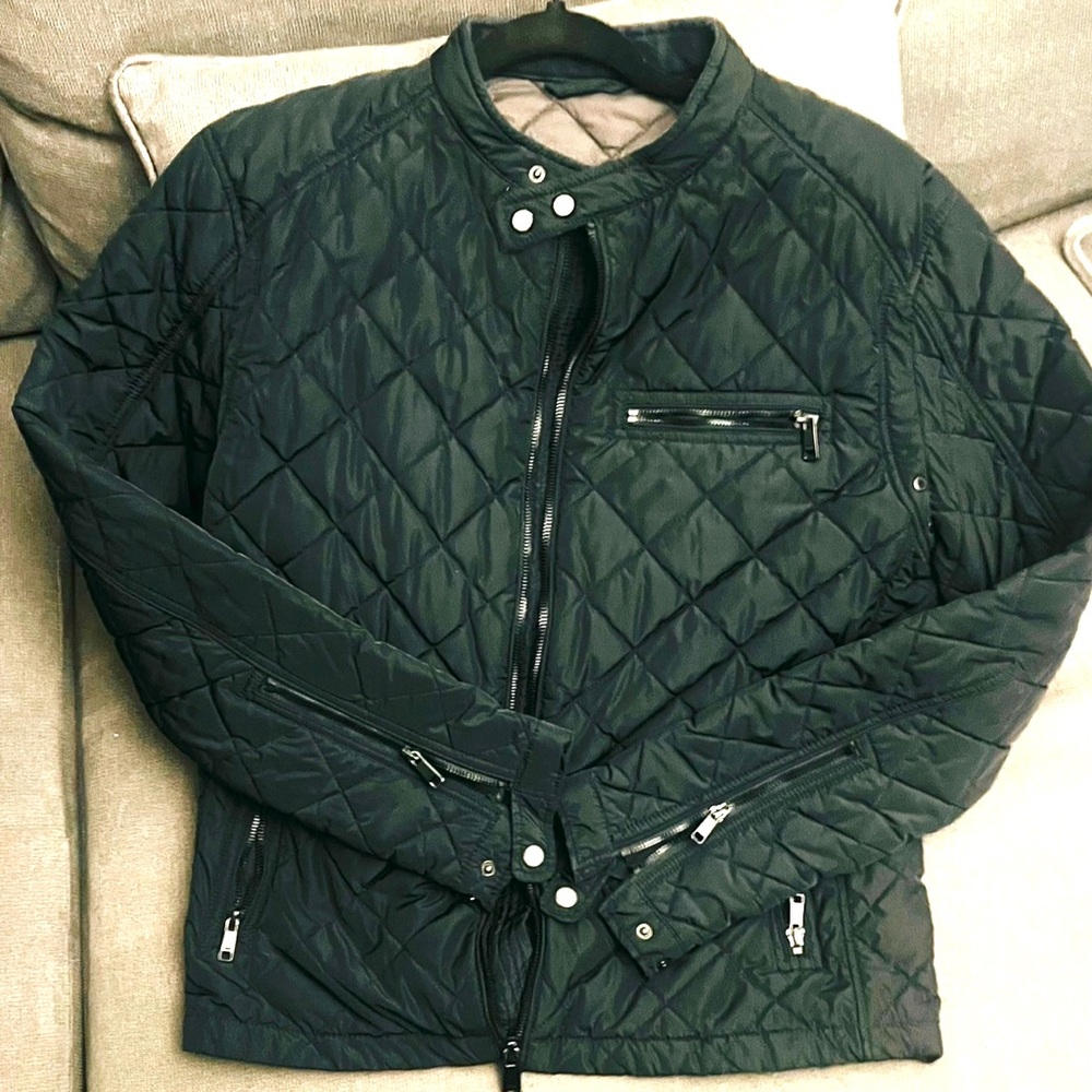 Zara Men’s navy blue jacket